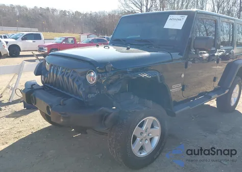 2014 Jeep Wrangler Unlimited Sport from USA, damaged, VIN 1C4BJWDG8EL316915